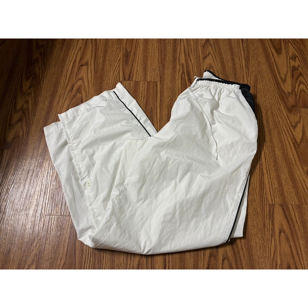 #K07 Women Y2K XL NIKE BAGGY WHITE SWEAT PANTS